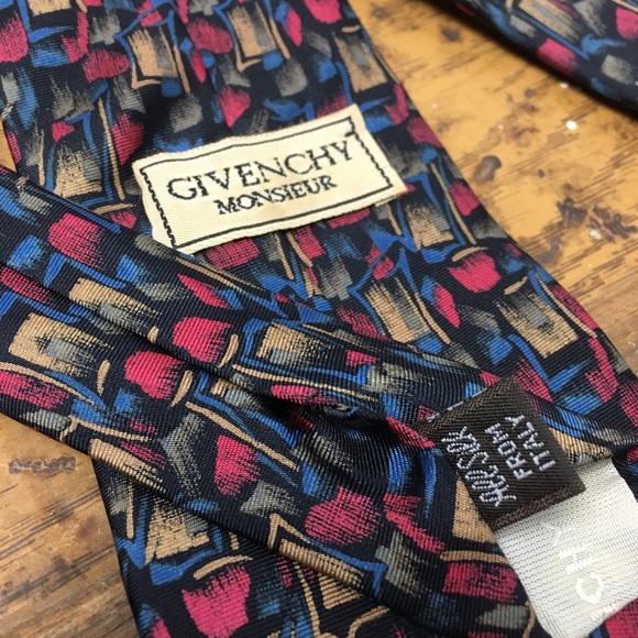 Givenchy Other - Givenchy Monsieur Multicolor Pattern Mens Tie